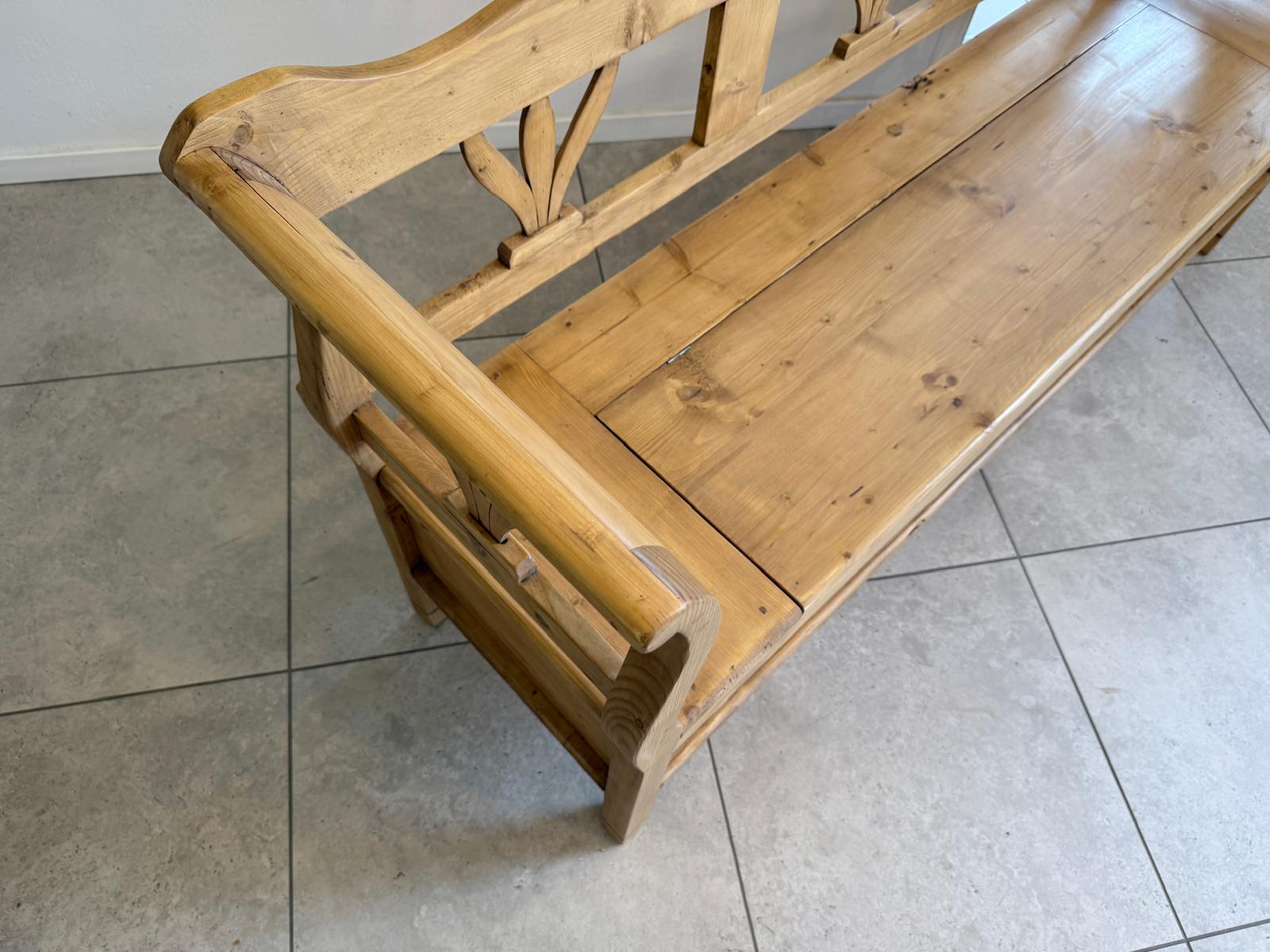 Antike Truhenbank Küchenbank Bauernmöbel Bauernmöbel D2314