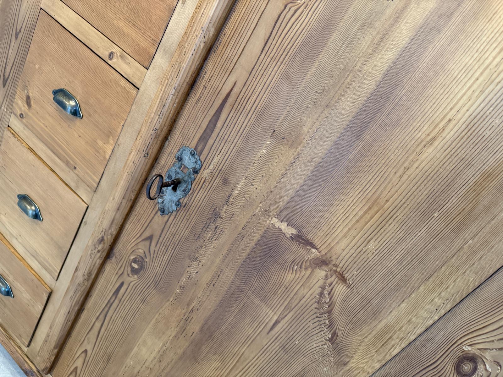 Barocker Brotschrank Almerschrank Vorratsschrank Bauernkasten Antik D1119