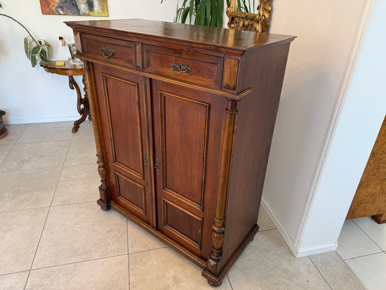 Originale Gründerzeit Anrichte Schrank Vertiko Schrank G1601