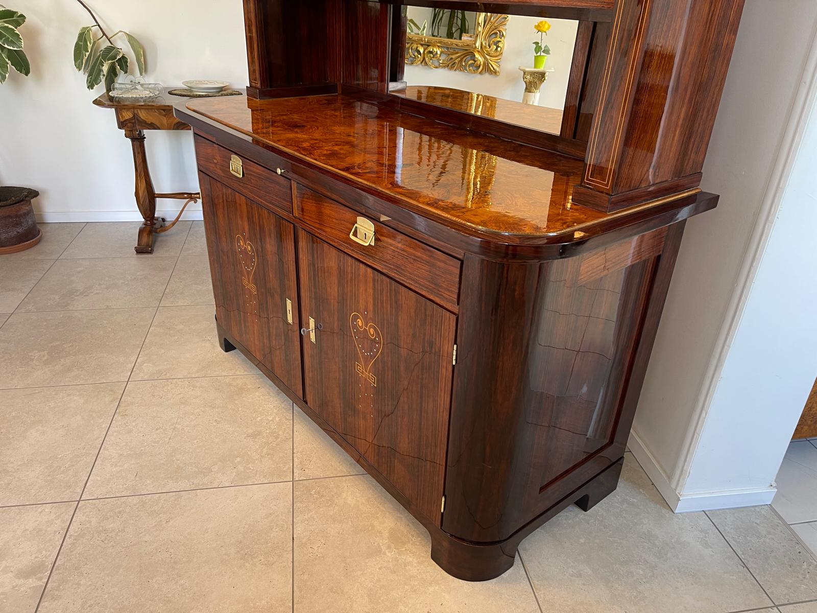 SALE Restauriertes Jugendstil Kredenz Etagere Bücherschrank Traum Antiquität G1640