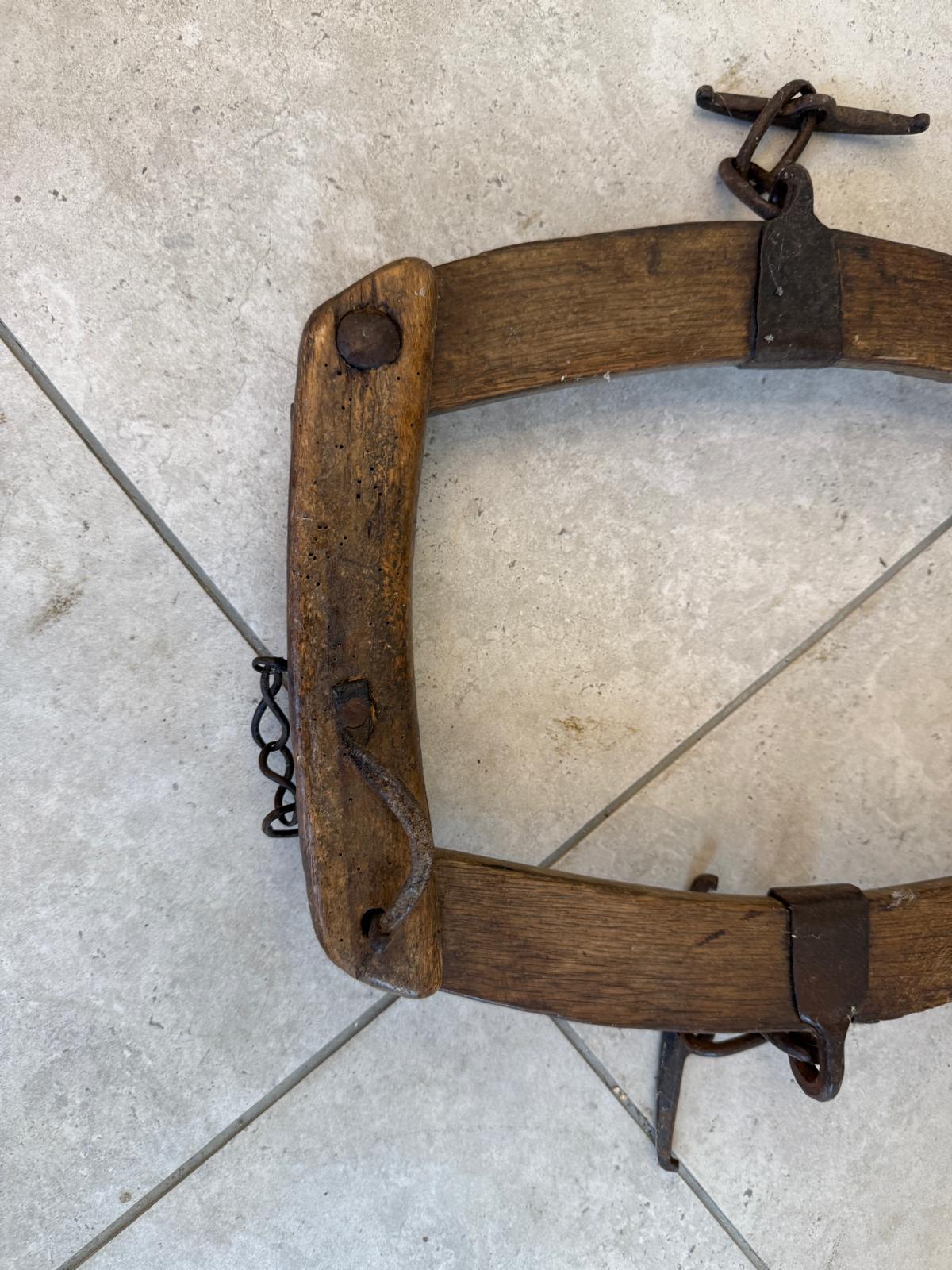 Alter Wandspiegel Pferdekummat Jöchl Deko Bauerndeko G1749
