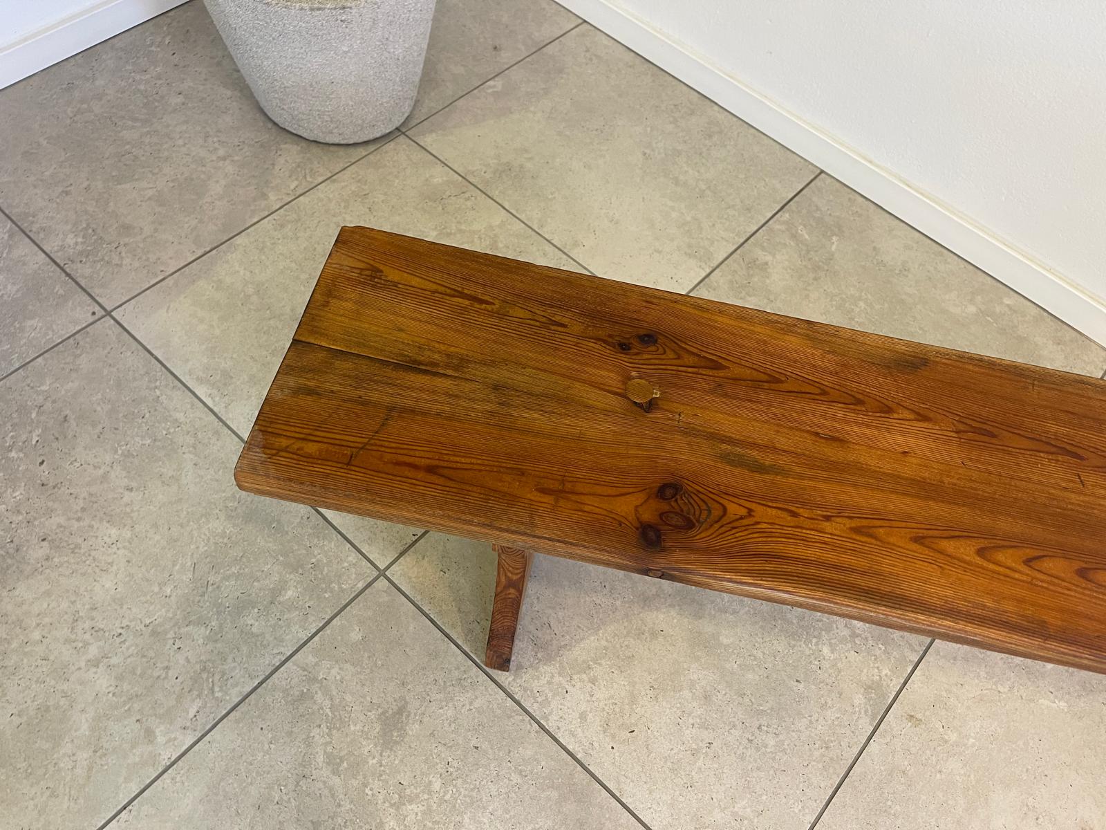 Altes Bankerl Sitzbank Bauernbank Antik Massivholz 198cm A5164