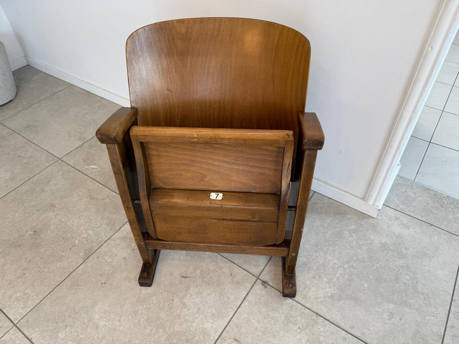 Original Kinosessel 1er Sitz Klappstuhl Stuhl Nostalgie G1722