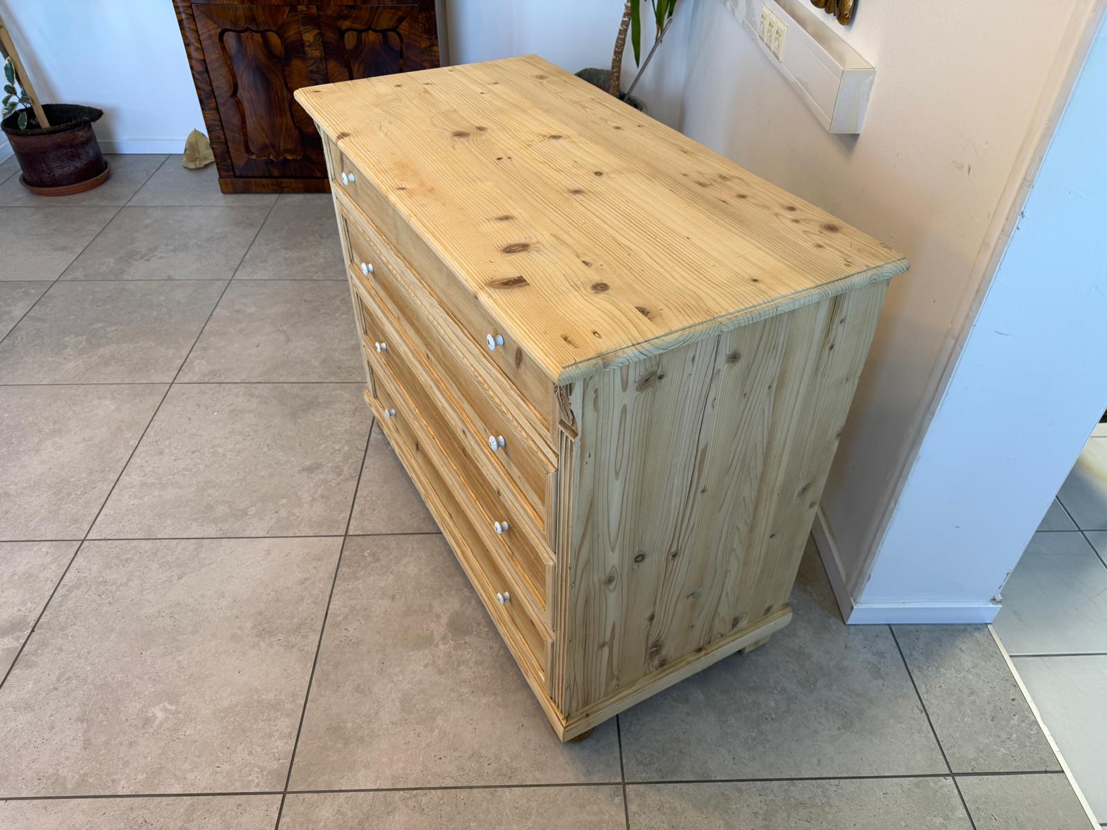 Bauernkommode Apothekenschrank 4 Ladenkommode Ladenschrank Weichholz D2420