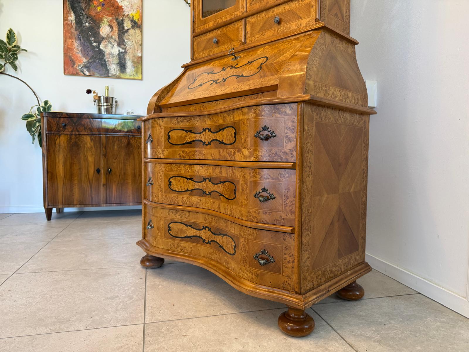 Tabernakel Barockstil Aufsatzsekretär Ladenschrank G1995