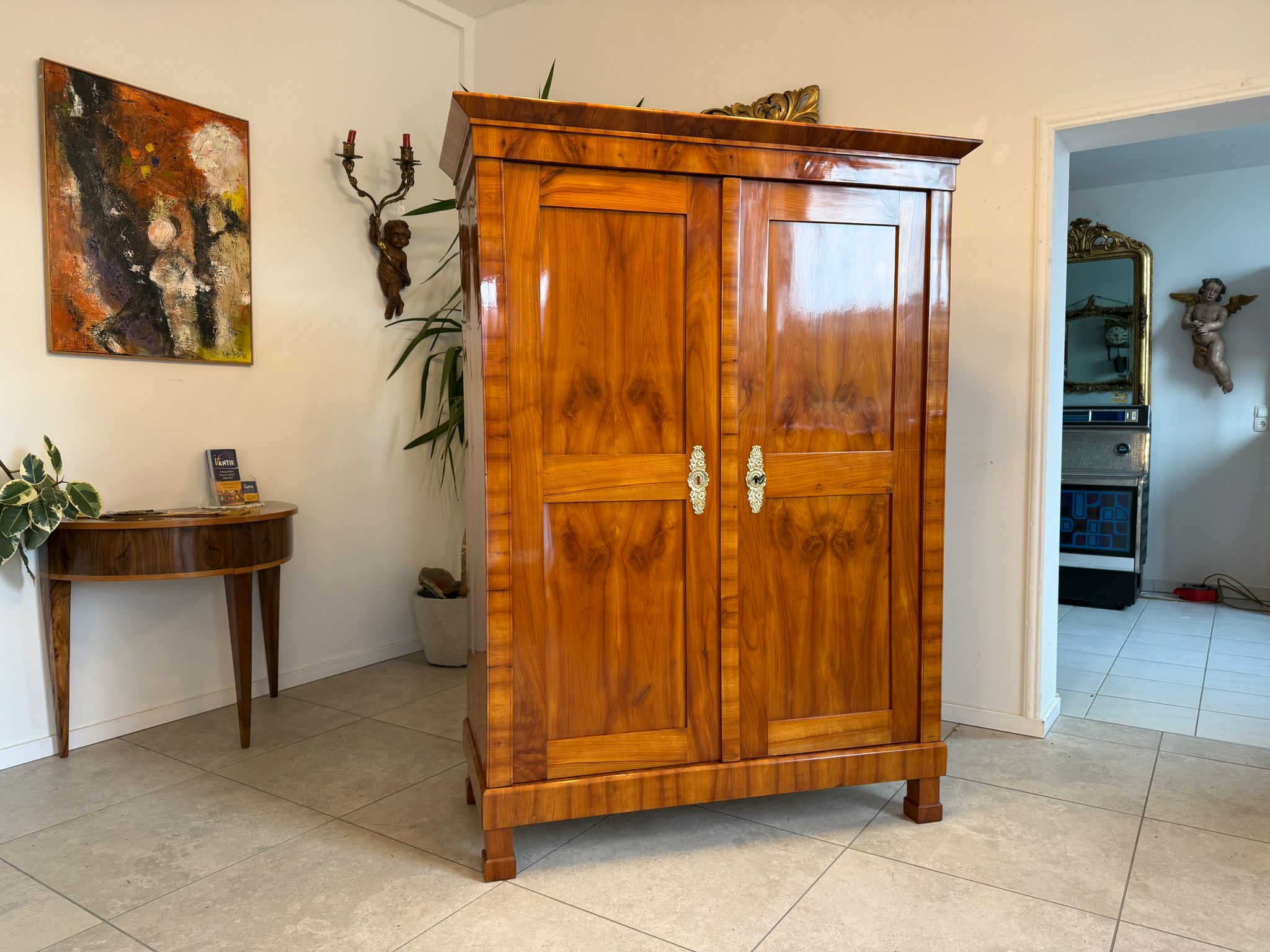 Sale Original Biedermeier Schrank Kasten Restauriert Antiquität D1046