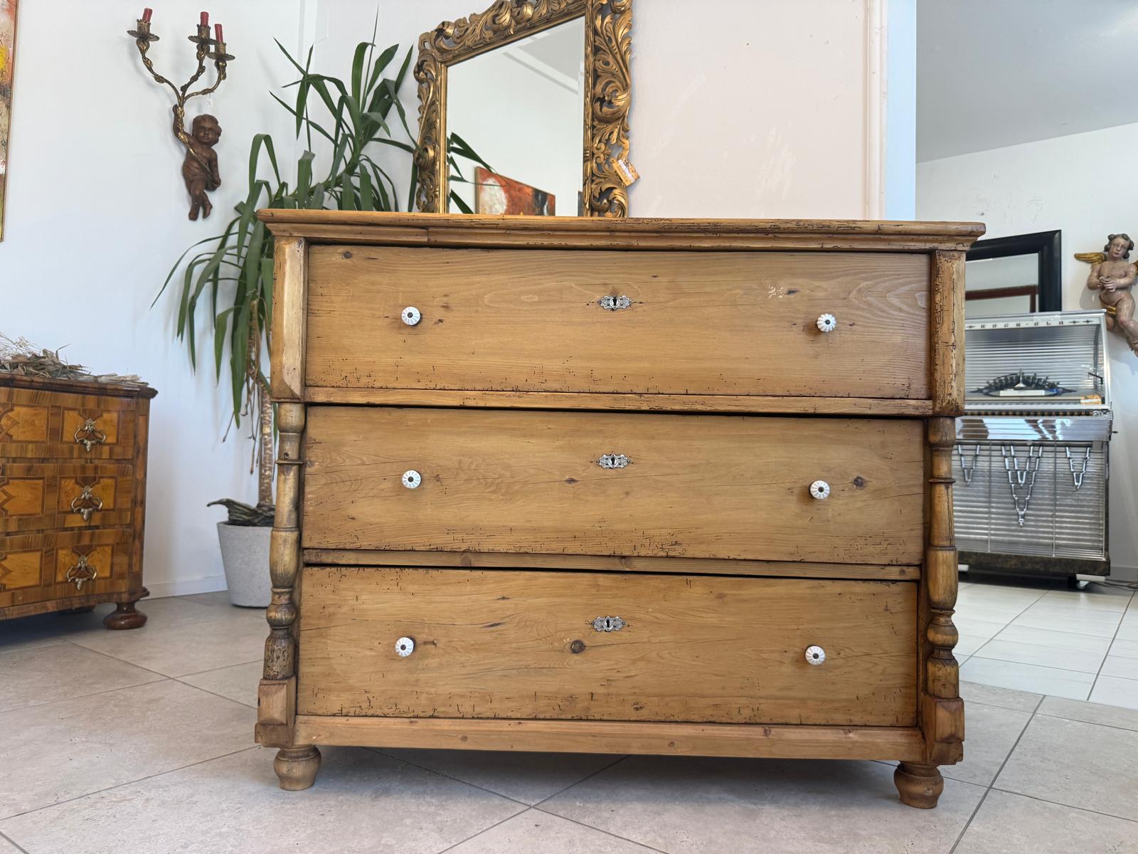 SALE Gründerzeit Kommode Ladenkommode Weichholz D2722