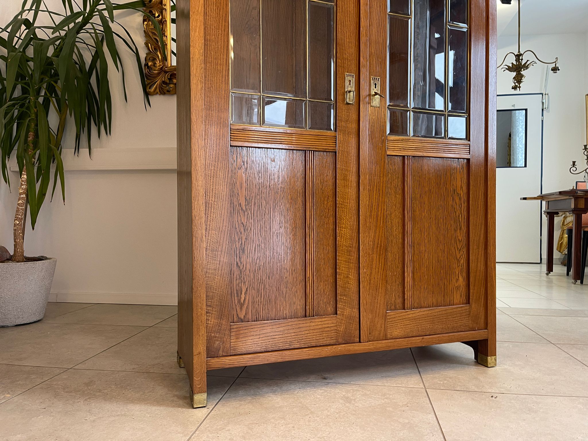 c1daab5e-0e0b-49f0-b801-c4f19fe0829f Sale Jugendstil Vitrine / Bücherschrank/ Antiquität A5041