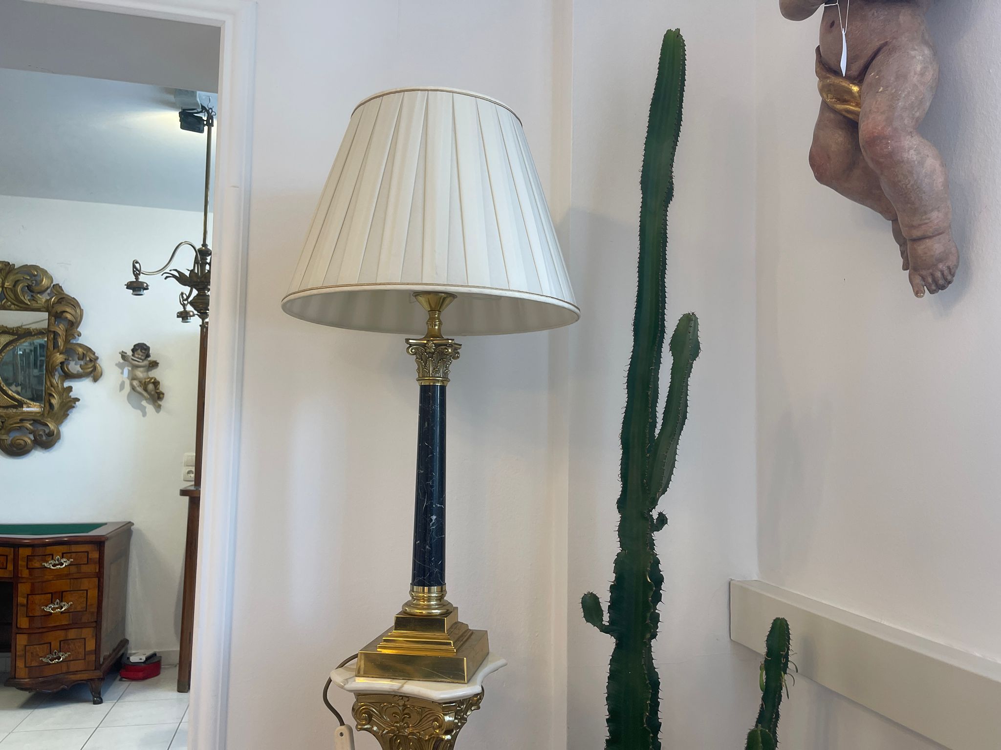 Standleuchte Lampe Alabaster Lampe Leseleuchte G1128