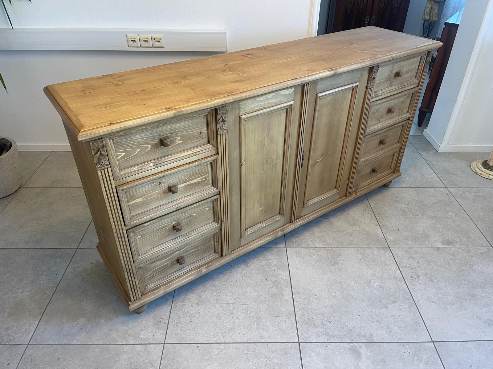 Massivholzkommode Ladenkommode Bauernmöbel Bauernmöbel Bauernschrank G1298