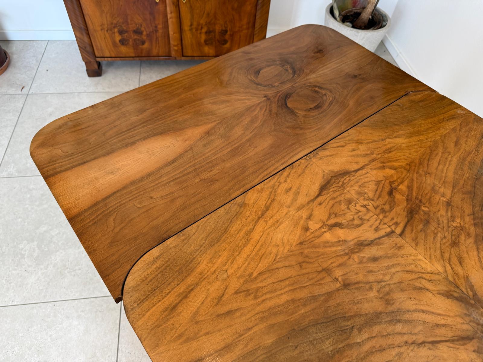 Art Deco Bauhaus Beistelltisch Rund Auszugtisch D2583