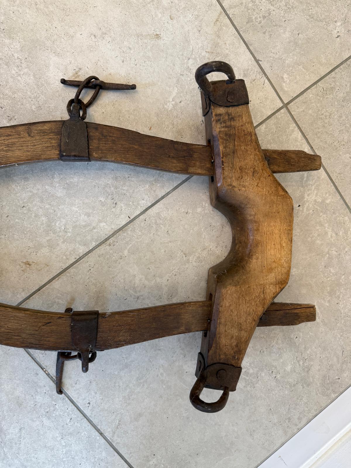 Alter Wandspiegel Pferdekummat Jöchl Deko Bauerndeko G1749