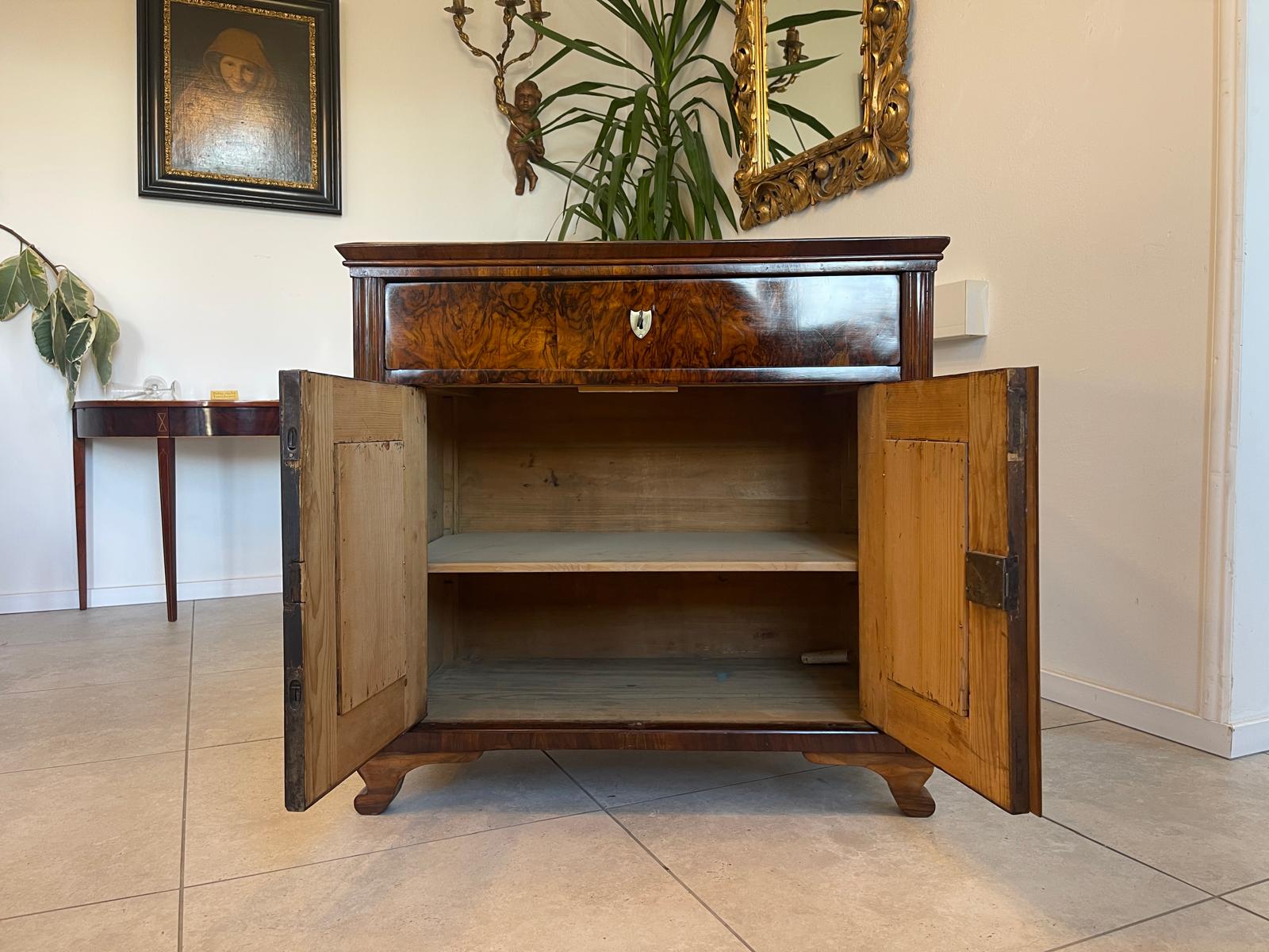 Altrestauriertes Biedermeier Trumeau Anrichte Kommode Antiquität A5146