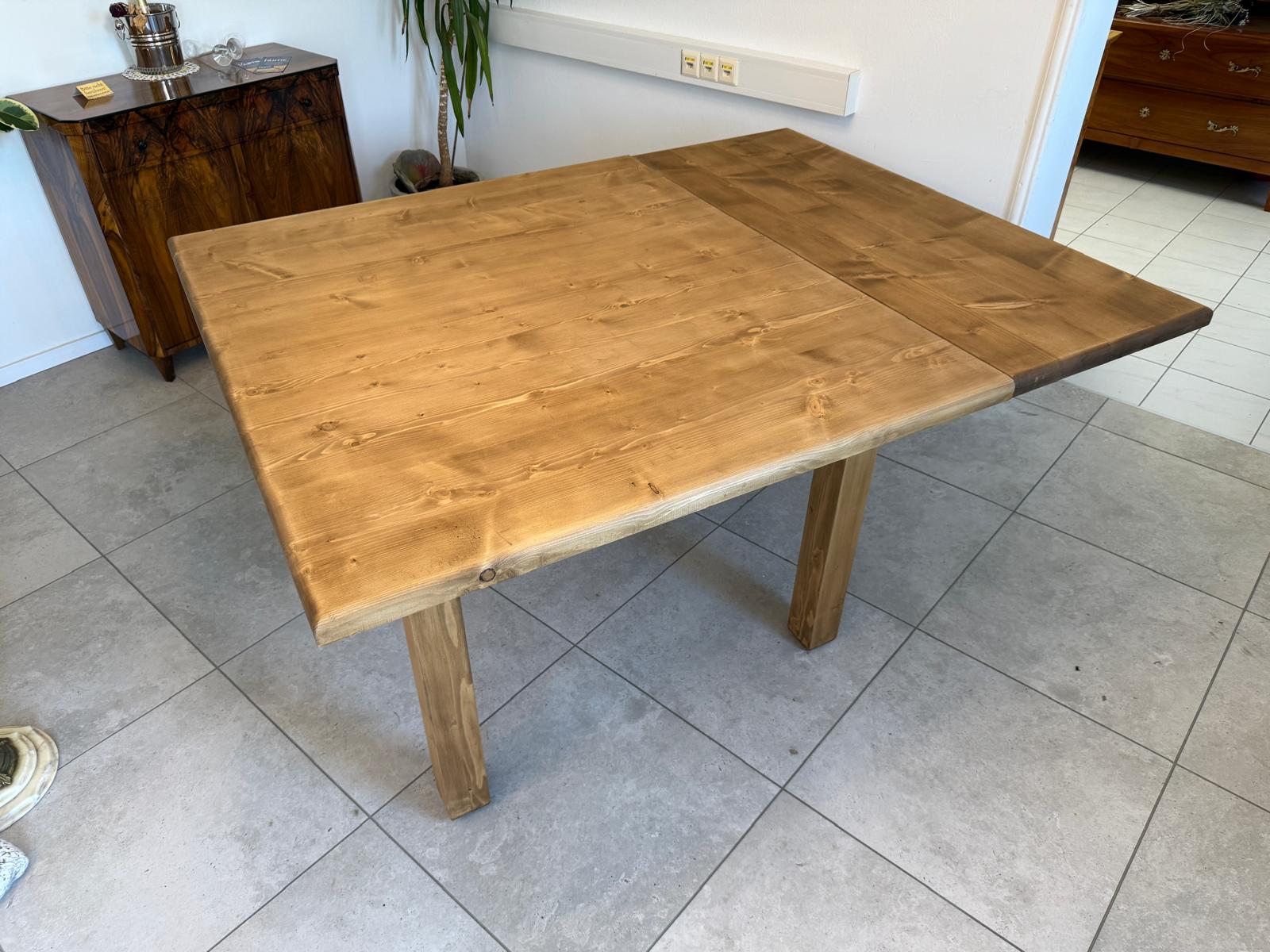 Massiver Bauerntisch Naturholz Fichte Esstisch Wandtisch G1922