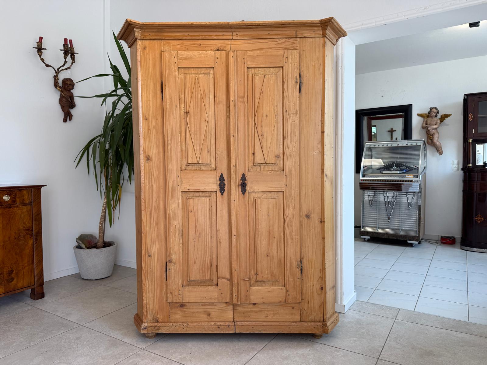 Barock Schrank Sale Originaler Bauernschrank Weichholz D2599