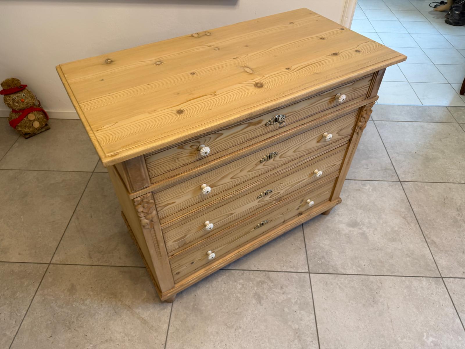 Restaurierte Jugendstil Kommode Ladenkommode Weichholz G2382