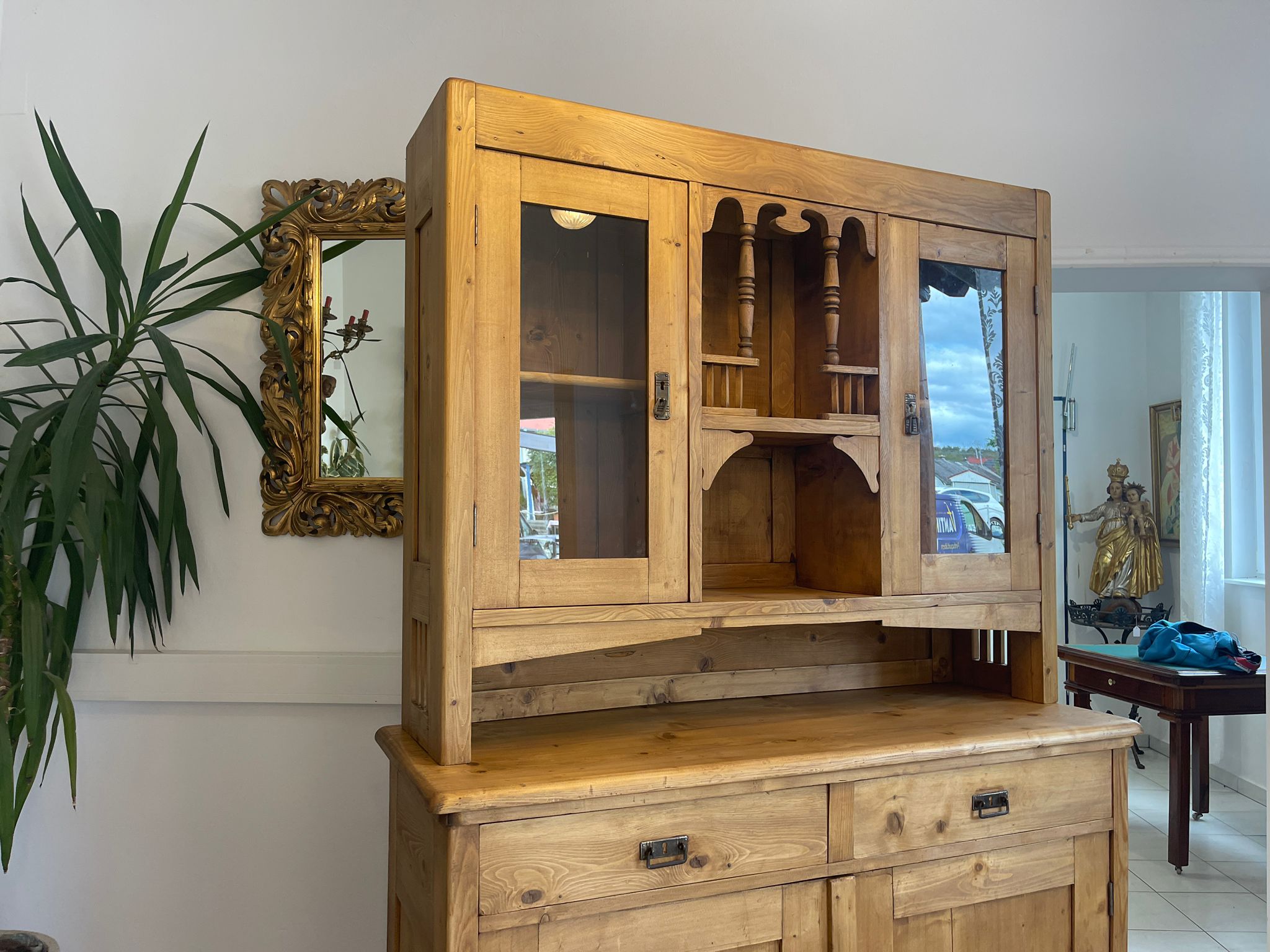 e925577b-650f-4f48-b086-c4cd8618ee35 Jugendstil Küchenbuffet Küchenschrank Küchenkredenz A4864