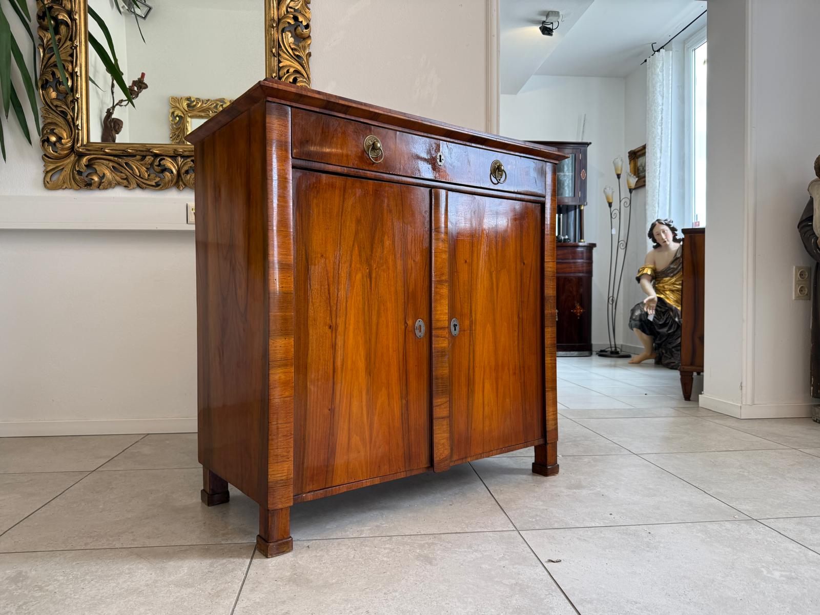 Biedermeier Trumeau Anrichte Schrank Originalstück Authentikum D2385