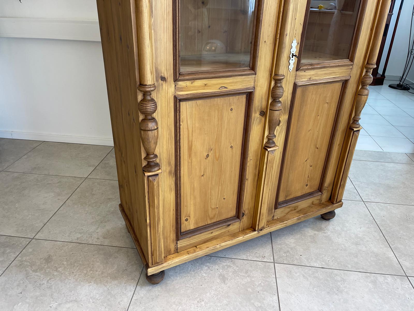 Traum Gründerzeit Kredenz Vitrine  Küchenkredenz Bauernmöbel G1704-1