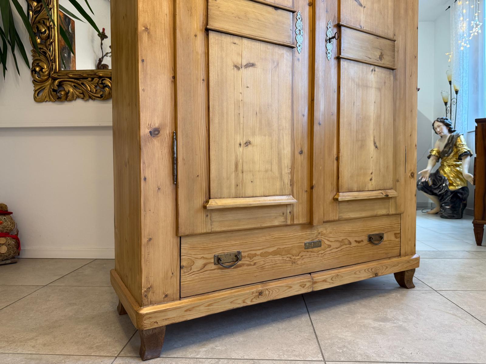 Originaler Bauernschrank Biedermeierschrank Hallenschrank Bauernkasten G2262