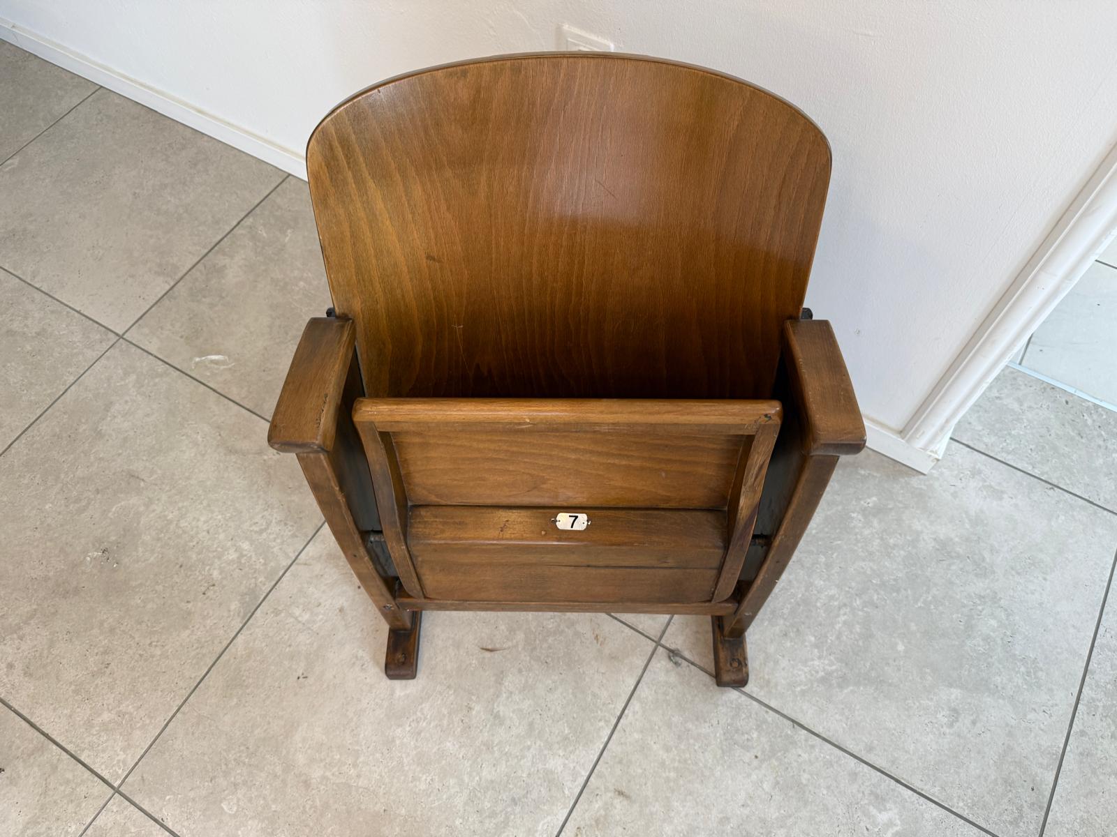 Original Kinosessel 1er Sitz Klappstuhl Stuhl Nostalgie G1722