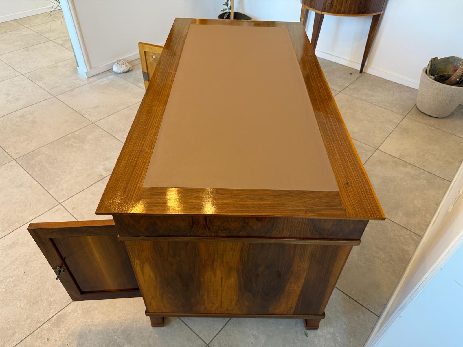 Restaurierter Biedermeier Schreibtisch Sekretär Bürotisch Antiqutität G2163