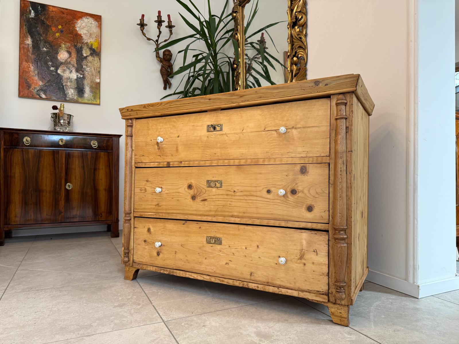 Antik originale Biedermeier Kommode Ladenkommode B2125