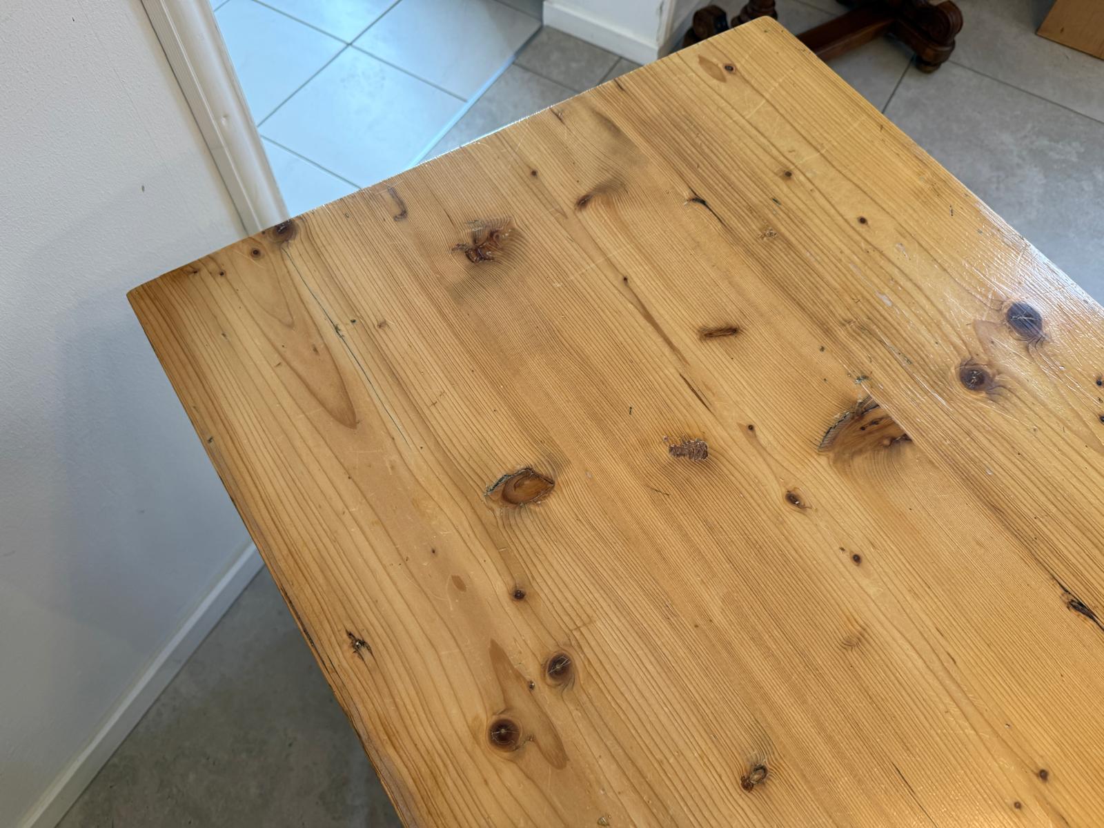 Bäuerlicher Jugendstil Schreibtisch Sekretär Naturholz G2343