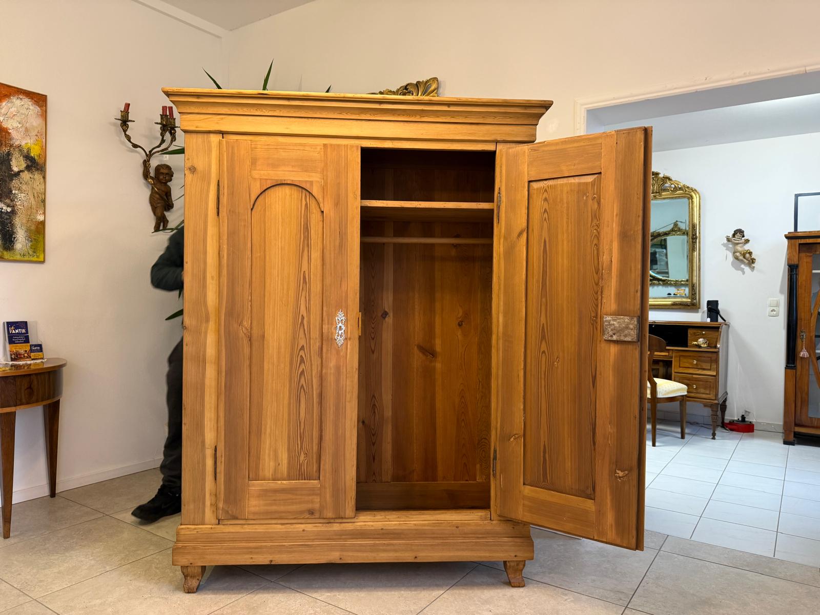 Originaler Bauernschrank Biedermeierschrank Hallenschrank Bauernkasten G2260