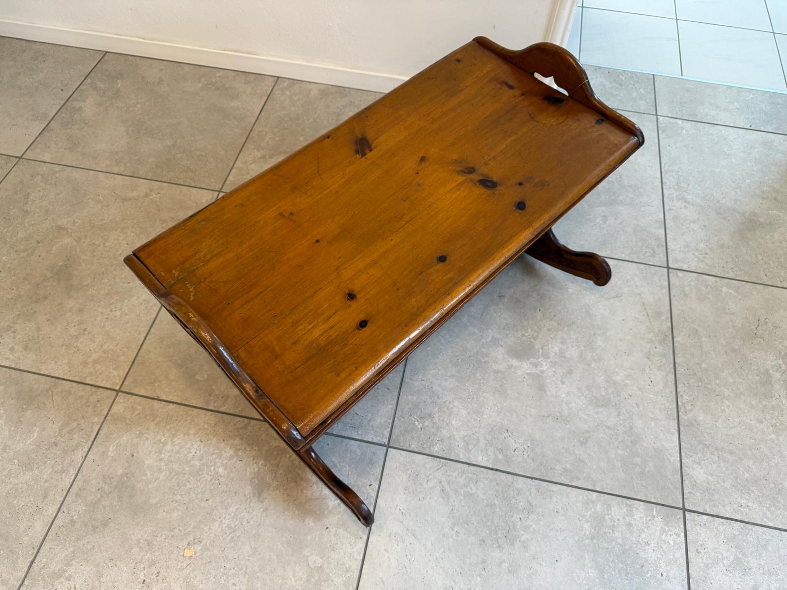 Massiver Bauerntisch Naturholz Fichte Esstisch Wandtisch G2267