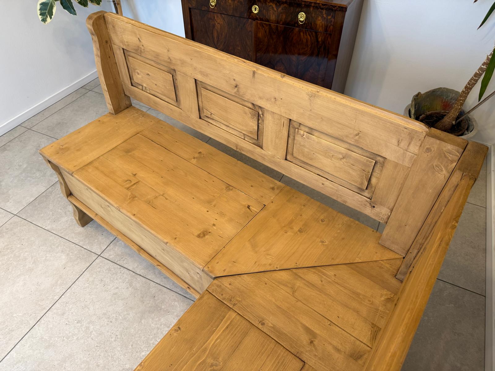 Eckbank Eckbankgruppe Bauernstube Naturholz Sitzgruppe D1133