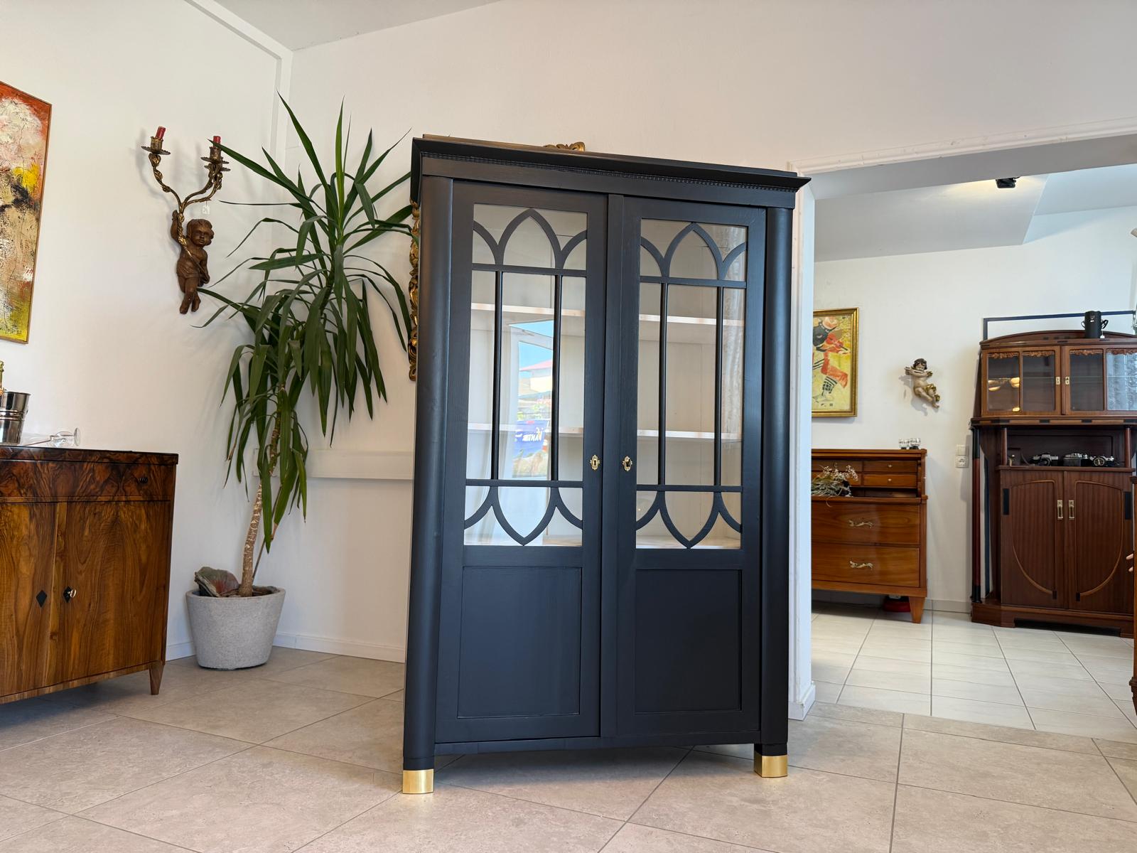 Sale Jugendstil Vitrine / Bücherschrank/ Antiquität / Originalstück G1971