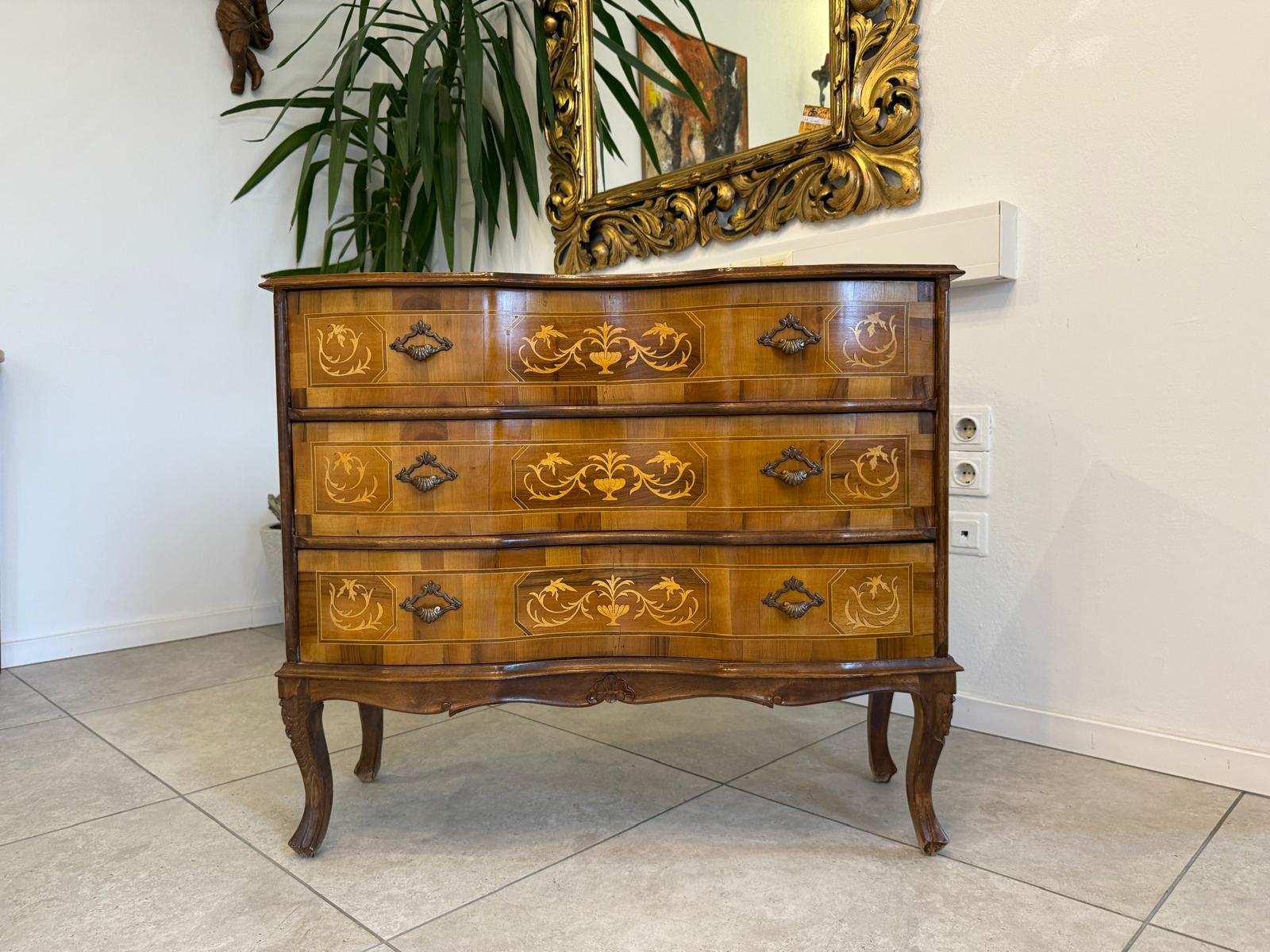 Barockstilkommode 3 Laden Kommode Marketerien G2235