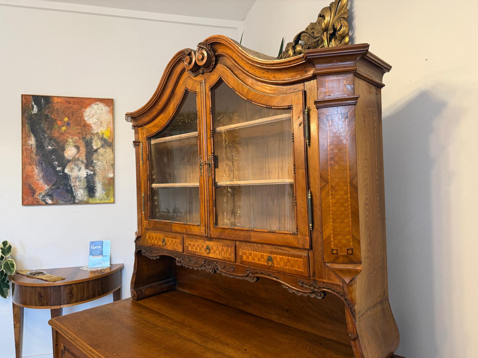 Originaler Josefinischer Aufsatzsekretär Aufsatzkommode Antiquität G2371