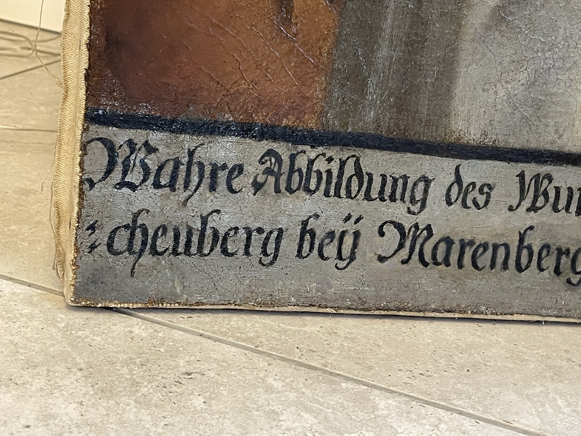 Biedermeier-Barock_104CIwmQMyP7vRBO altes Ölbild ungerahmt Ioannis Nepomuceni i2085