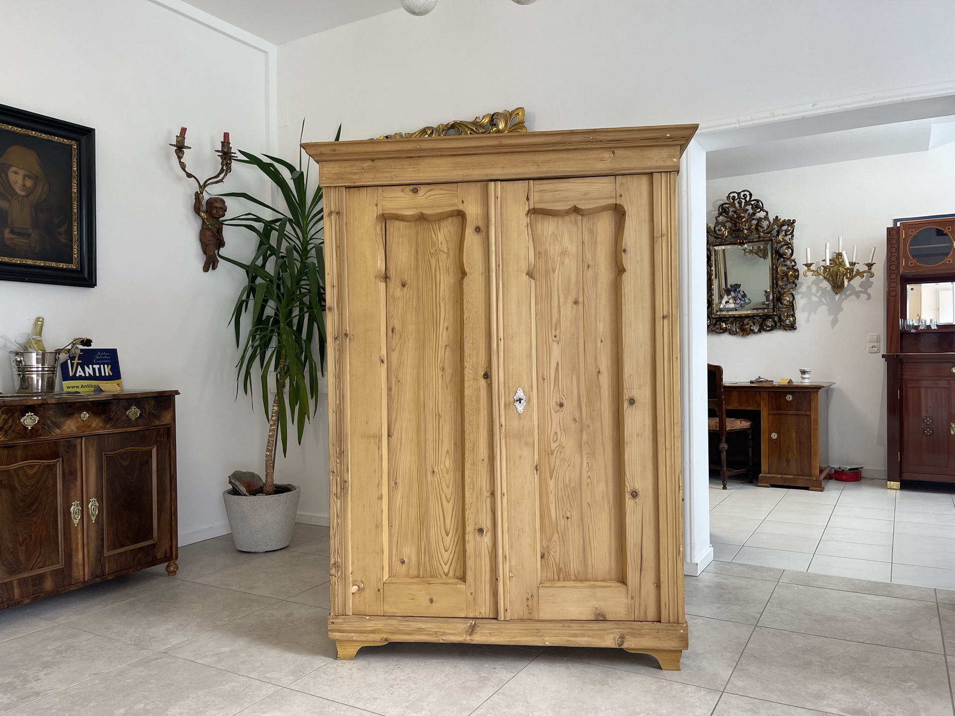 Bauernschrank_141lOdkDN5C2emKK Original Biedermeier Bauernschrank Bauernkasten B1552
