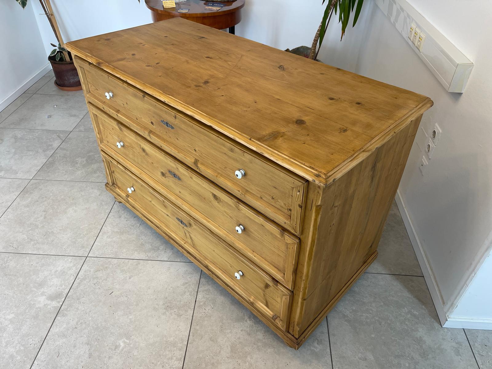 Restaurierte Übergroße Biedermeier Kommode Ladenkommode Bauernstube G1234