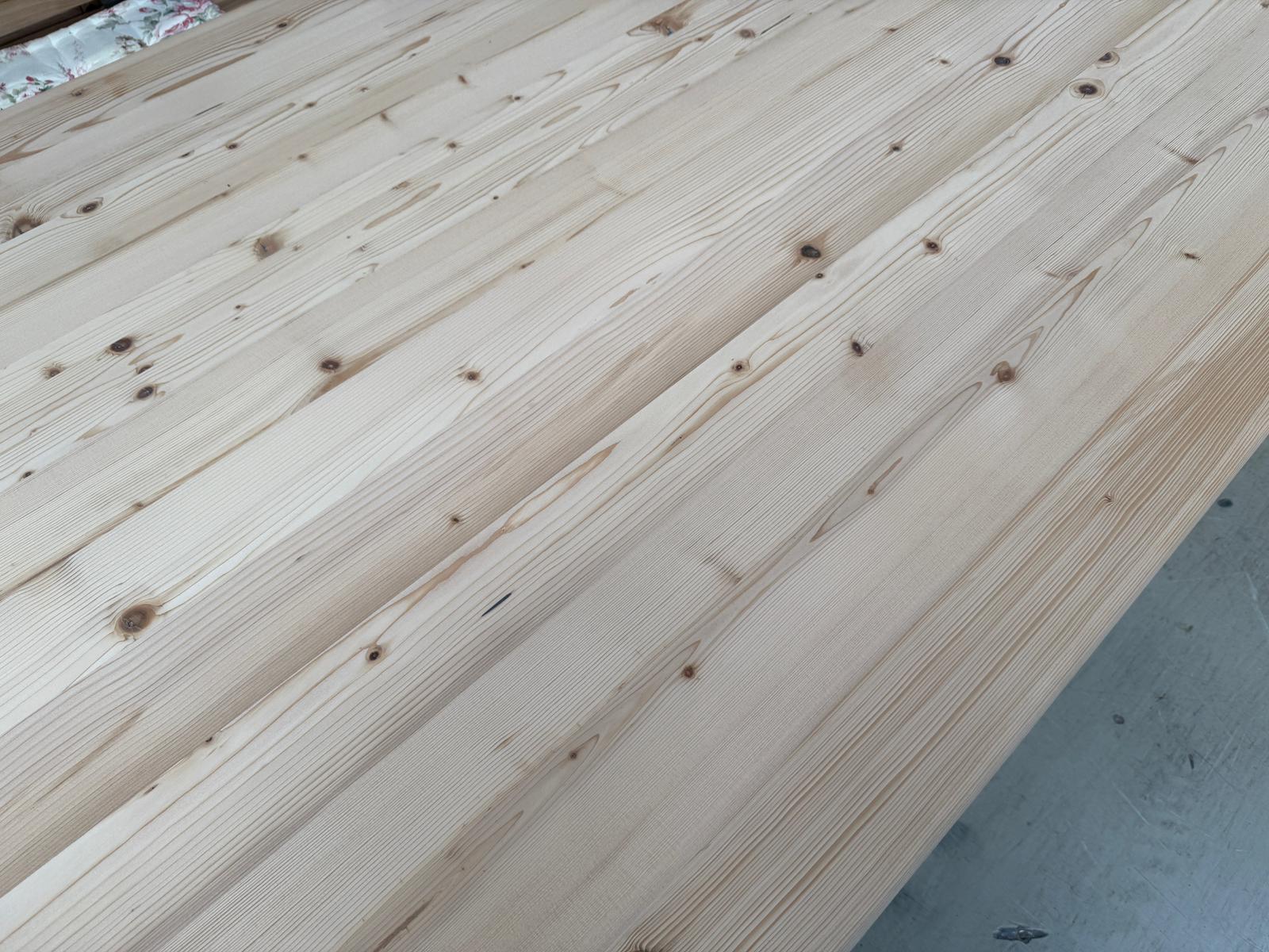 Uriger Jogltisch Bauerntisch Naturholz Fichte Hüttentisch G2278