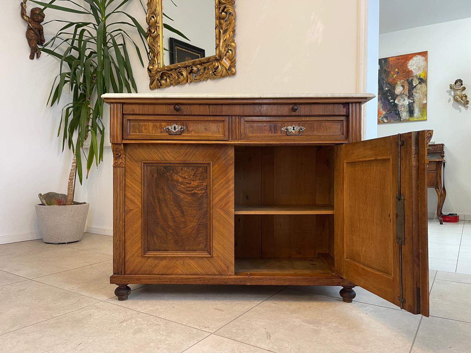 Originale Gründerzeit Anrichte Schrank Vertiko Antiquität G1340