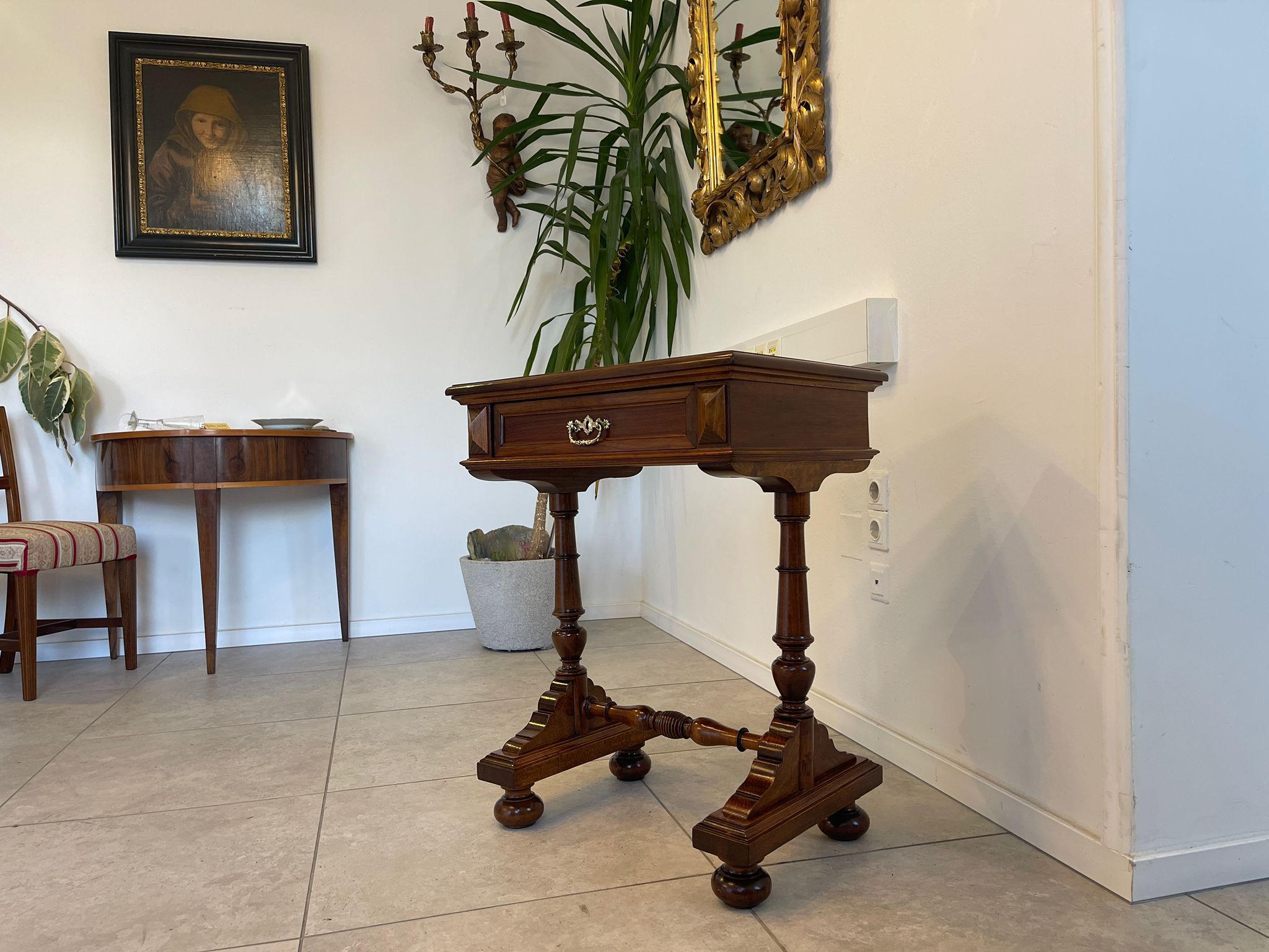SALE Retauriertes Originales Gründerzeit Tischerl Nähtischerl G1066
