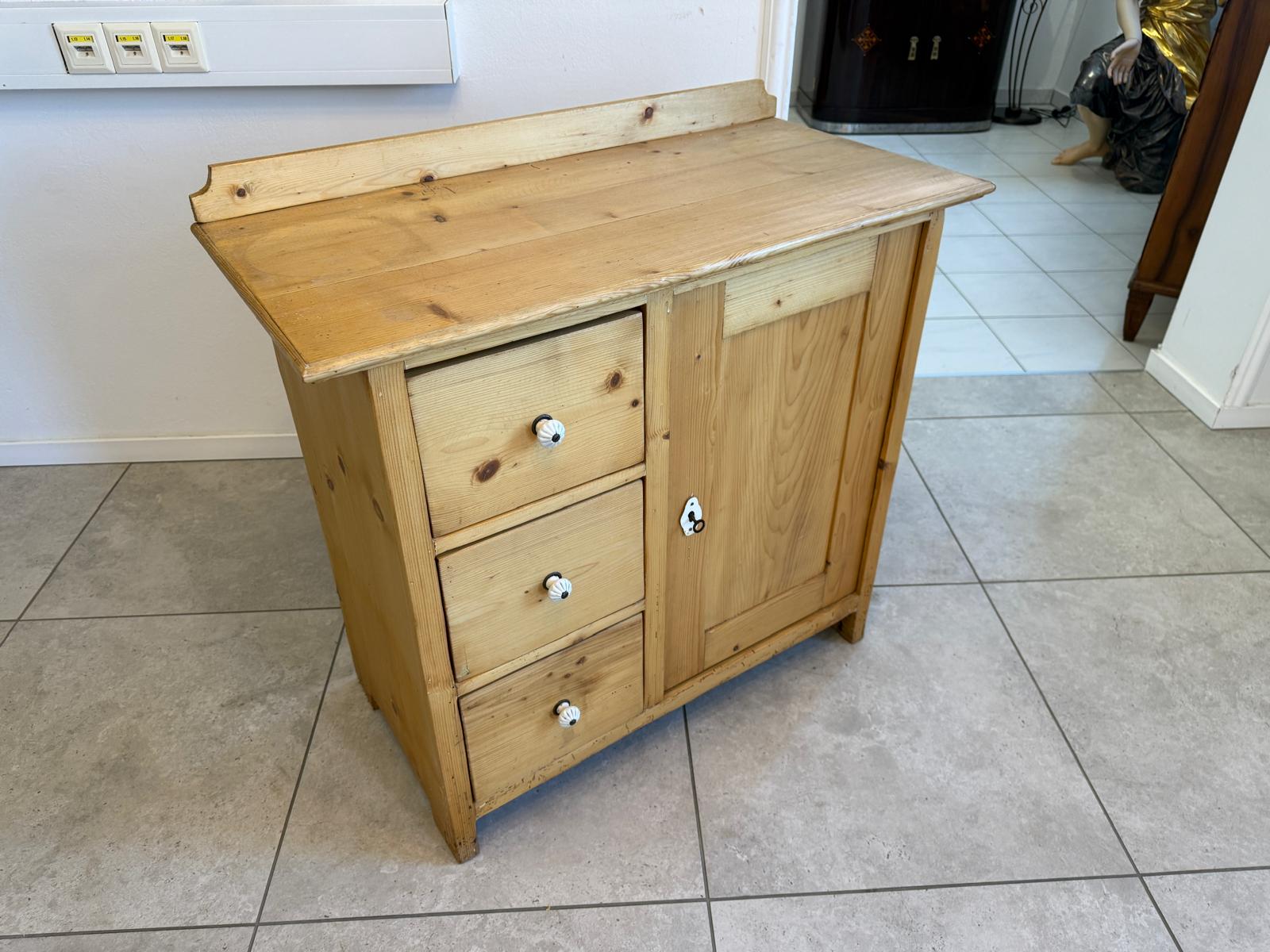 Alter Brotschrank Biedermeier Almerschrank Vorratsschrank Bauernkasten D2421