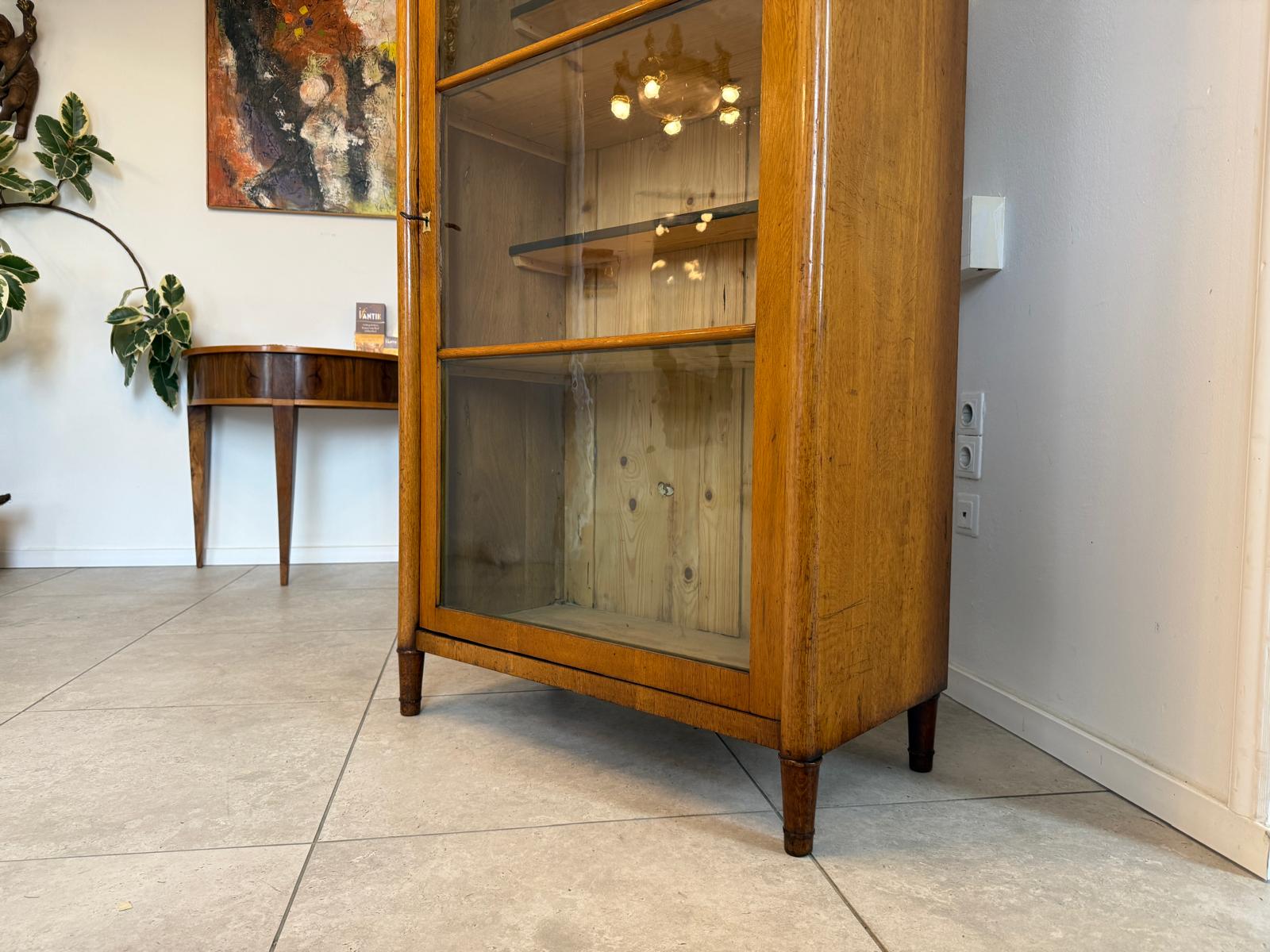 SALE Originale Biedermeier Vitrine Bücherschrank Sammlervitrine Antiquität G2262