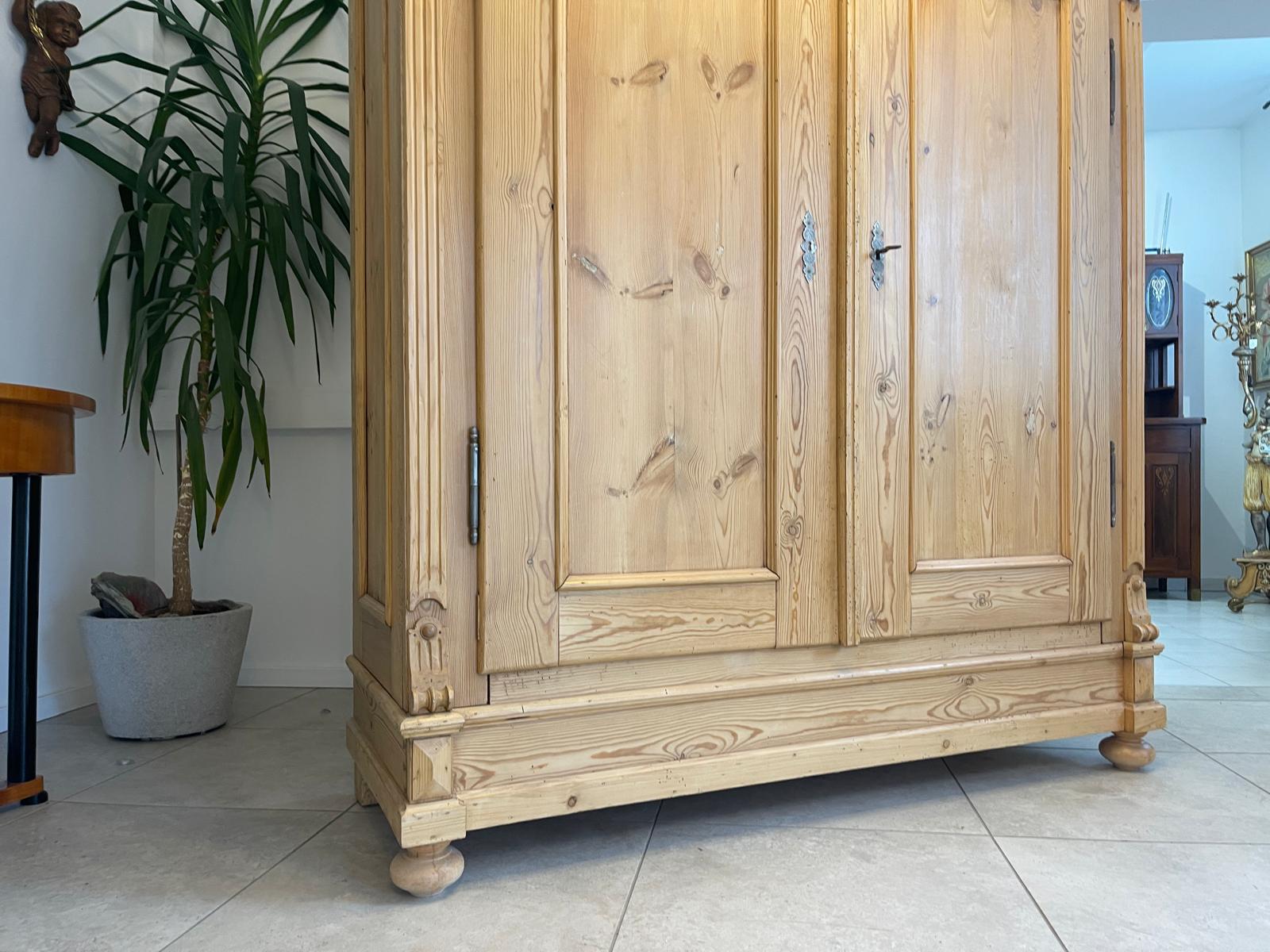 Originaler Bauernschrank Historismus Gründerzeit Hallenschrank Bauernkasten G1261