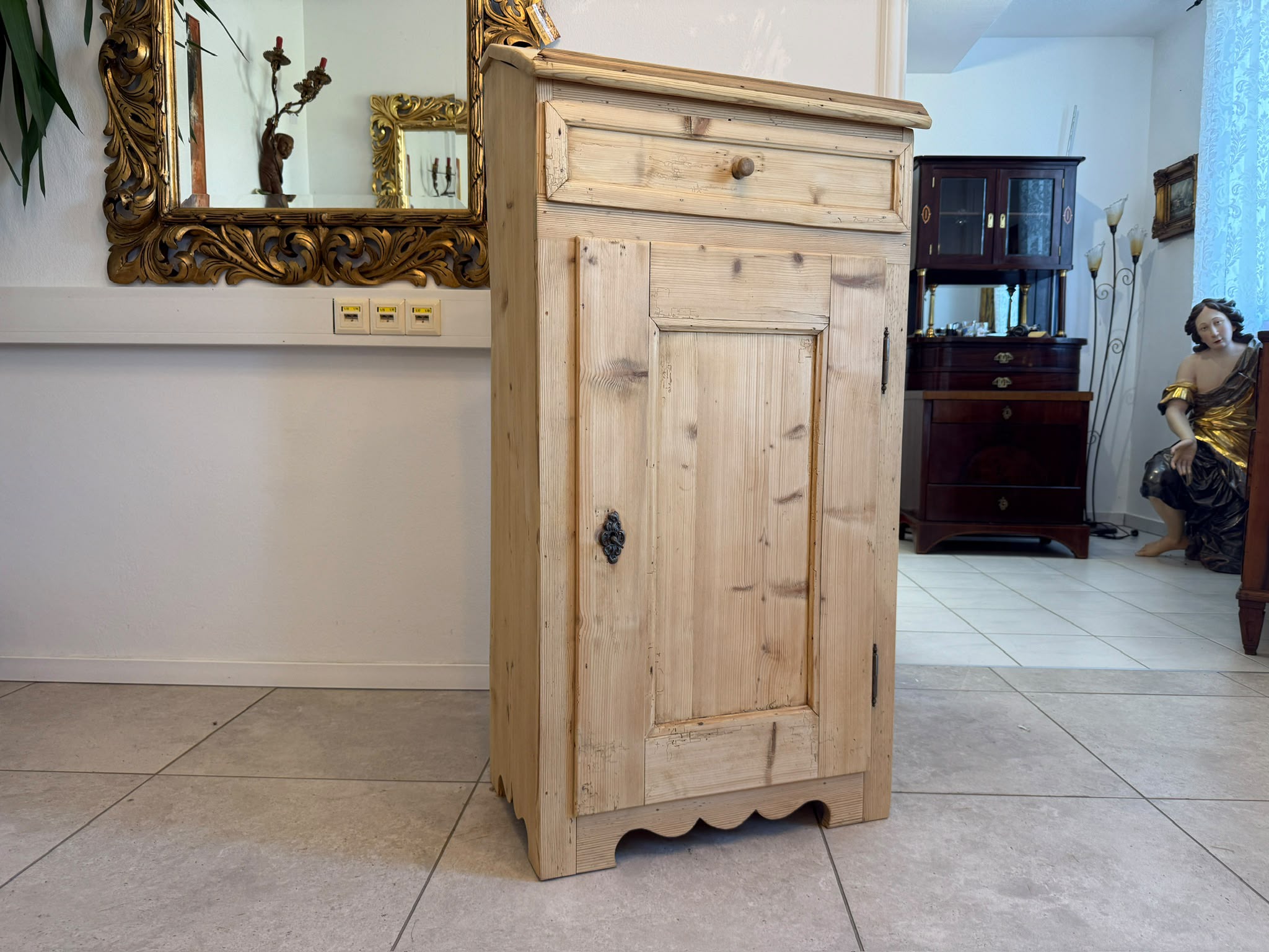 Original Naturholz Schreibtisch Schreibpult Naturholz Naturholz D2735