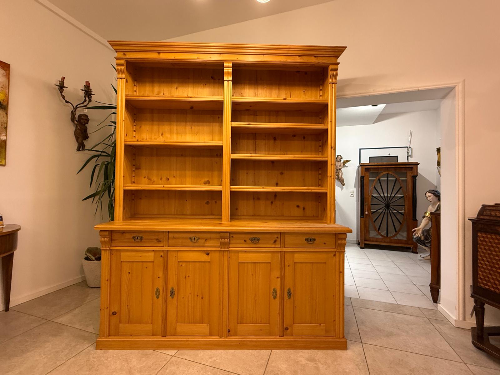 Grosses Bücherregal Stellage Bücherschrank Bauernkasten Bücherwand G2408