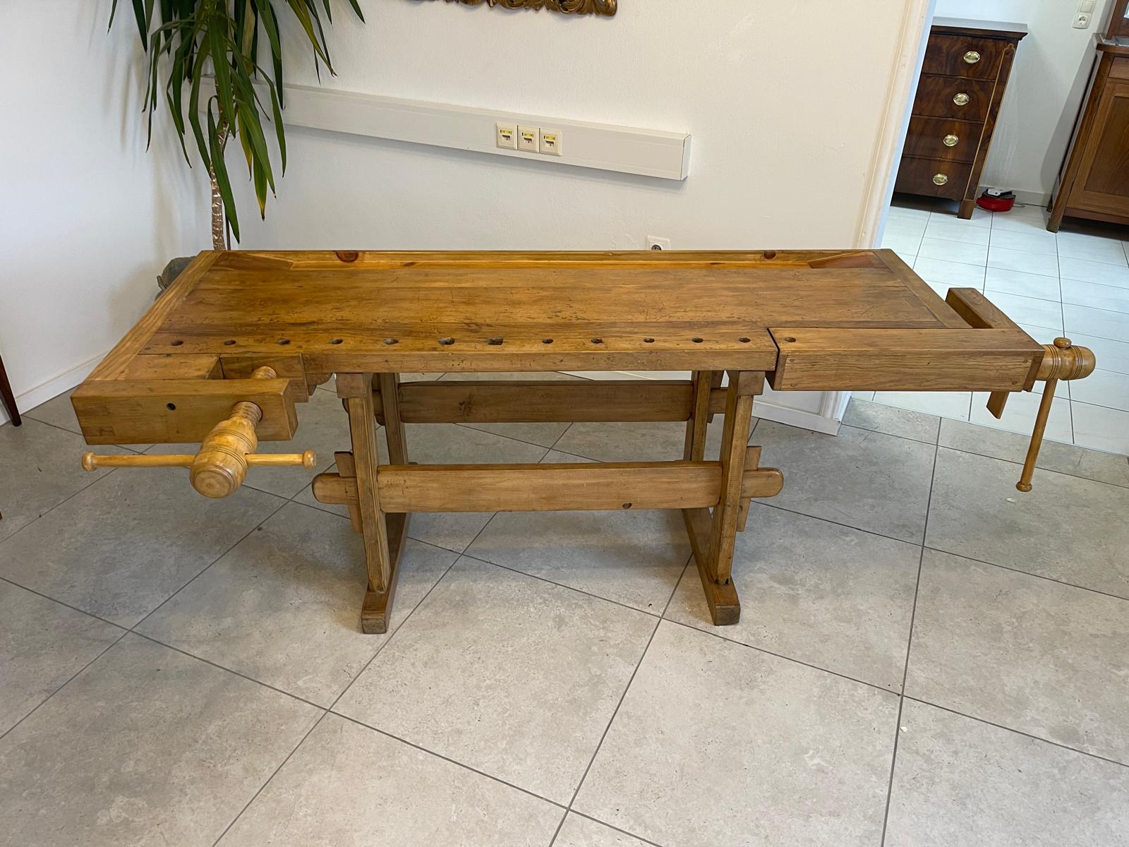 Sale Restaurierte Hobelbank, Werkbank, Küchentisch Bauernmöbel A5484
