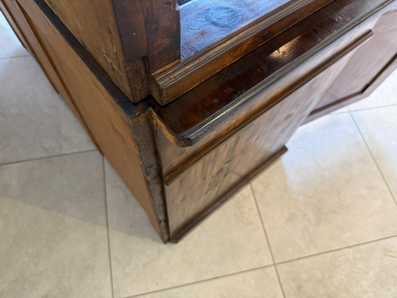 Originale Bäuerlicher Zirbenholz Küchenschrank Küchenkredenz D1257 Kopie