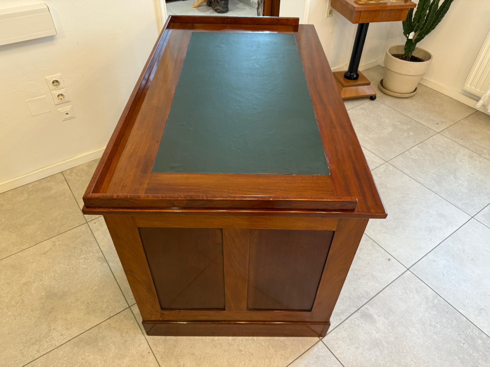 Altrestaurierter Jugendstil Schreibtisch Sekretär Freisteher G1878