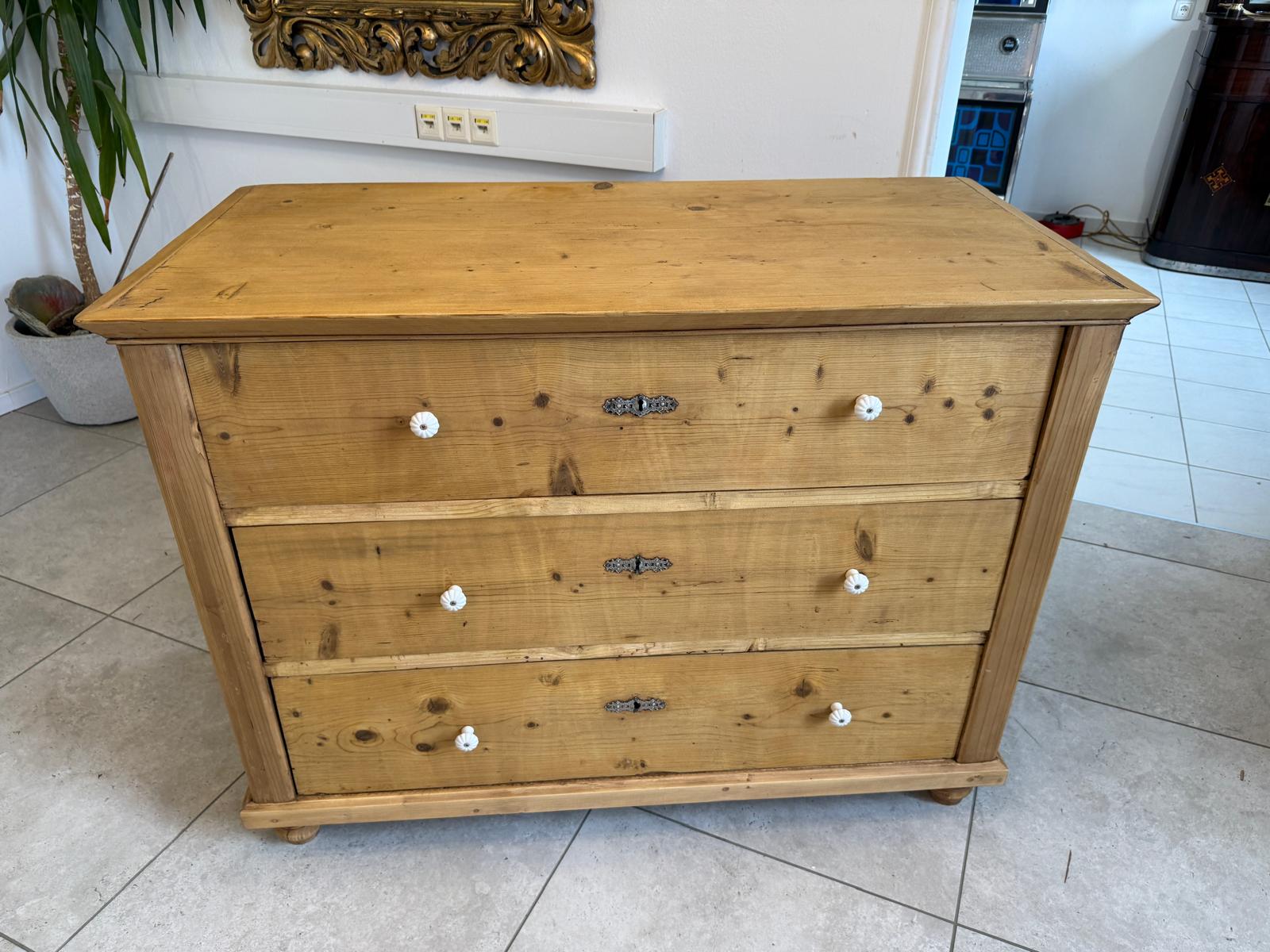 Restaurierte Biedermeier Kommode 3 Ladenkommode Antik ifantik D2284