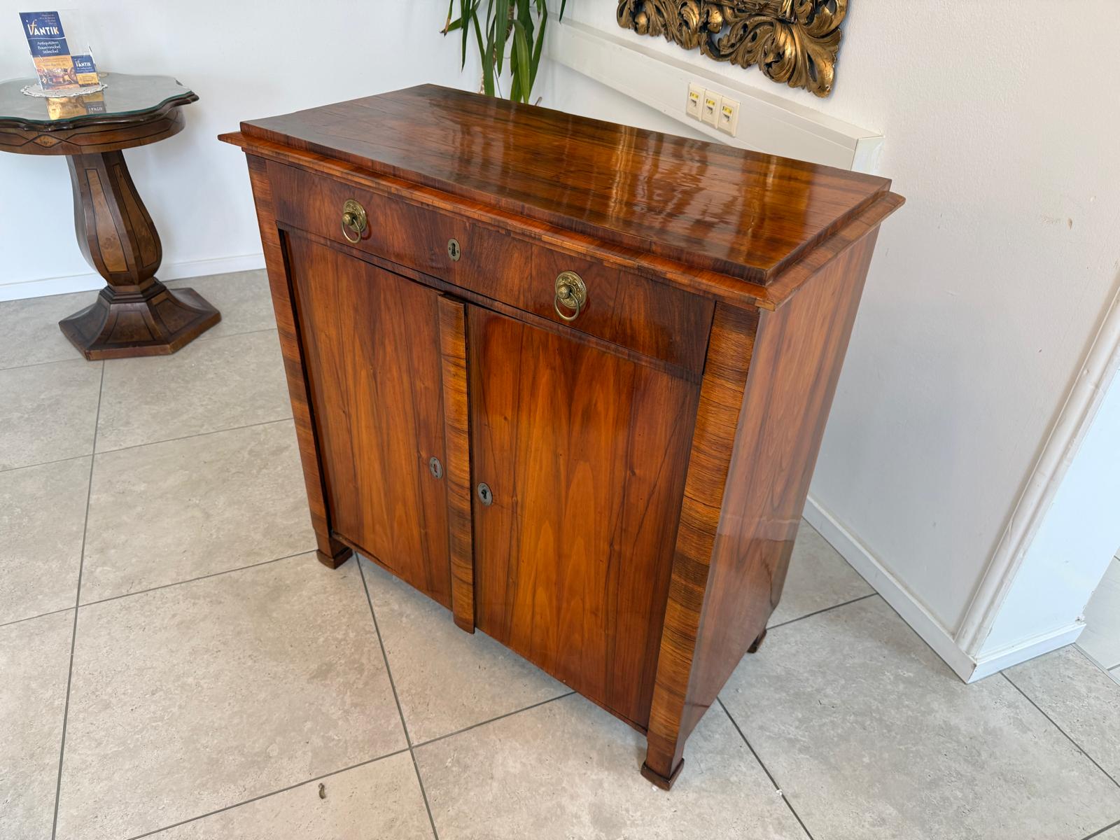 Biedermeier Trumeau Anrichte Schrank Originalstück Authentikum D2385